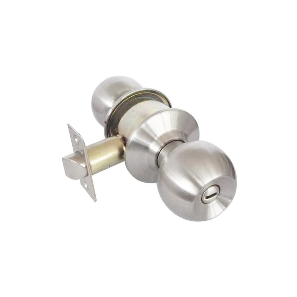 ลูกบิดประตูห้องน้ำ หัวกลม SOLO C531 BK-SS สีสเตนเลส (24 แพ็ก/ลัง)