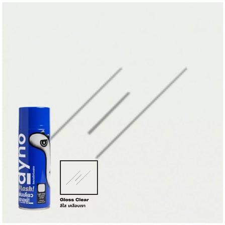 สีสเปรย์ DYNO FLASH 7101 สีใส 400 ซีซี_0