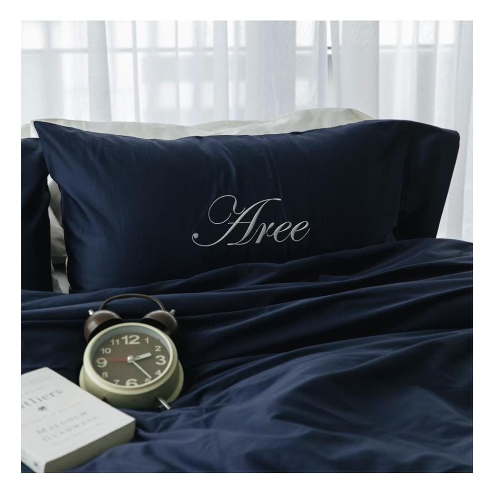 ชุดผ้าปูที่นอน 3.5 ฟุต 5 ชิ้น BENEATH NAVY BLUE