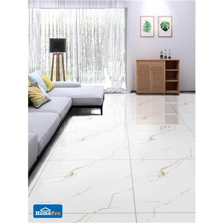 กระเบื้องพื้นพอร์ซเลน 80x80 ซม. TARA โซริน ไวท์ A 1.92M2_3