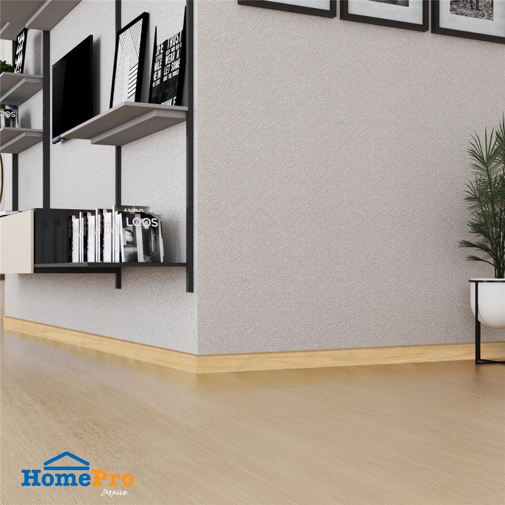 บัวพื้น PVC CROBERN 7.5x240x1.5 ซม. สีเมเปิ้ล