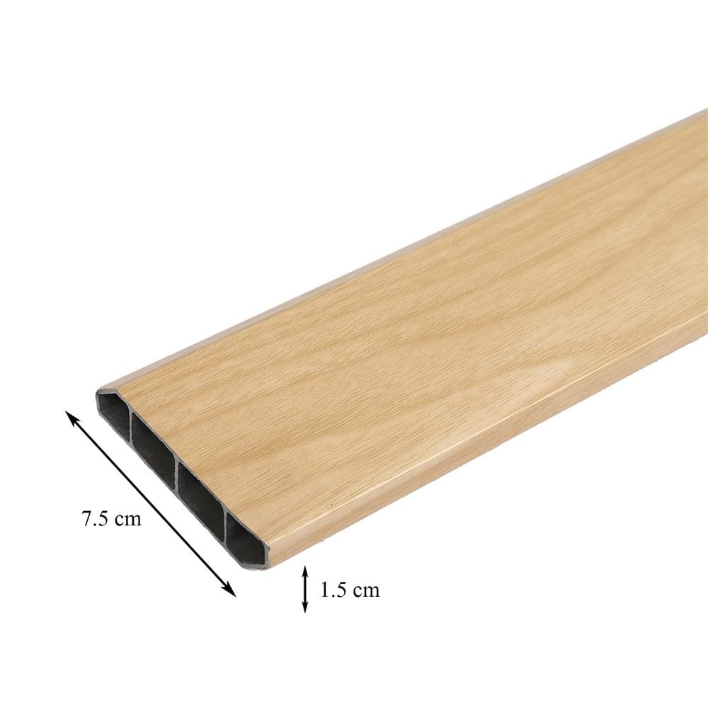 บัวพื้น PVC CROBERN 7.5x240x1.5 ซม. สีเมเปิ้ล