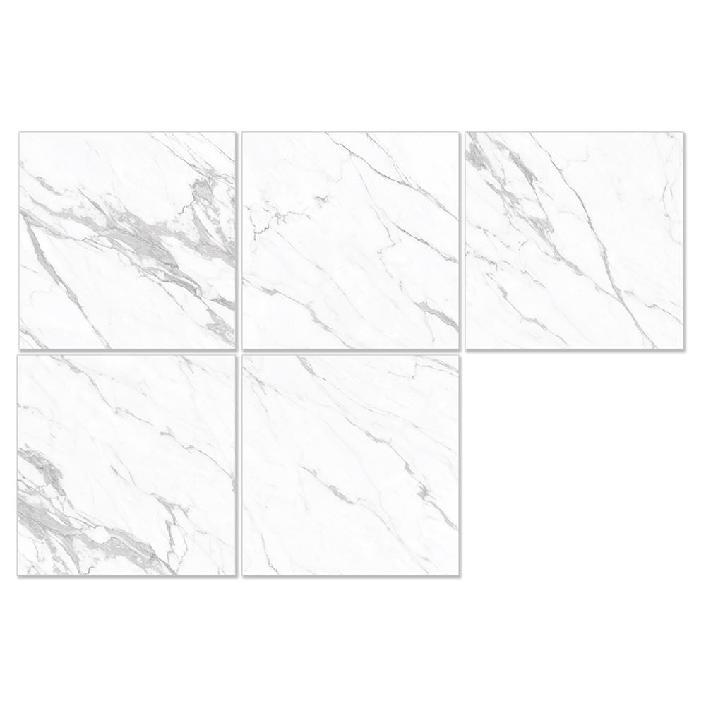 กระเบื้องพื้นพอร์ซเลน 60x60 ซม. TARA พาริช II ไวท์ A 1.44M2