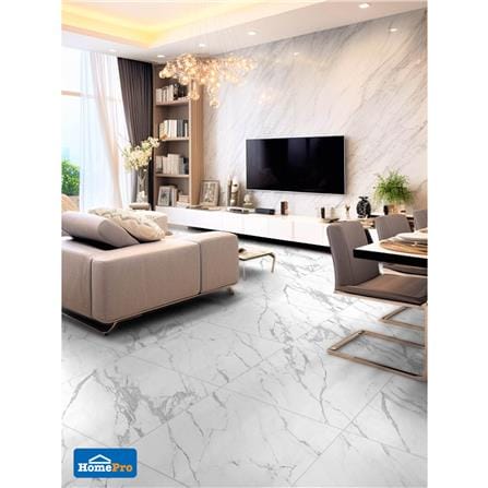 กระเบื้องพื้นพอร์ซเลน 60x60 ซม. TARA พาริช II ไวท์ A 1.44M2_3