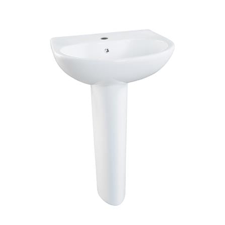 อ่างล้างหน้าพร้อมขาตั้ง TOTO LPT236CV สีขาว_0