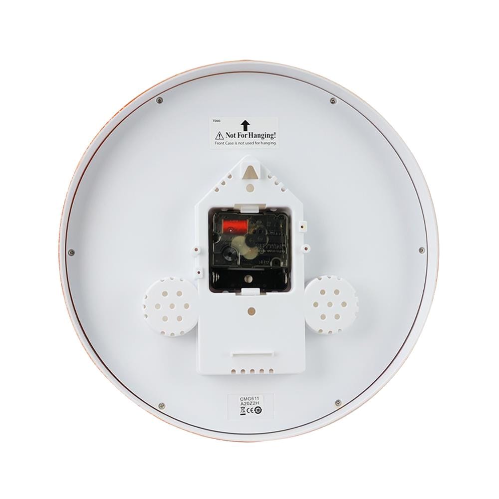 นาฬิกาแขวน RHYTHM CMG611NR37 10 นิ้ว สีน้ำตาล