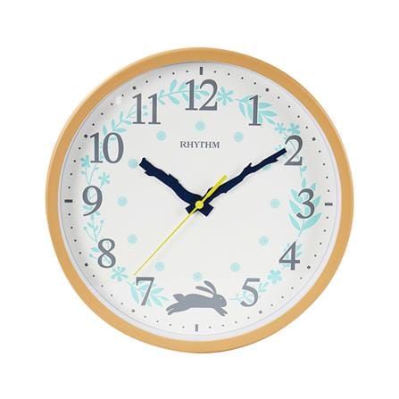 นาฬิกาแขวน RHYTHM CMG611NR07 10 นิ้ว สีน้ำตาล