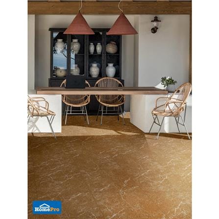 กระเบื้องพื้นพอร์ซเลน  16x16 นิ้ว COTTO พิซโซลี่ มาโรเน่ สีน้ำตาล ExC PM 0.96M2_4
