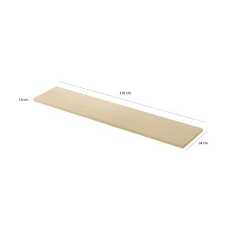 แผ่นชั้นไม้เมลามีน STACKO 120X24X1.6 ซม. สีเมเปิ้ล_6
