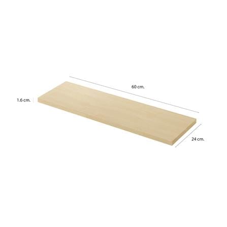 แผ่นชั้นไม้เมลามีน STACKO 60X24X1.6 ซม. สีเมเปิ้ล_6