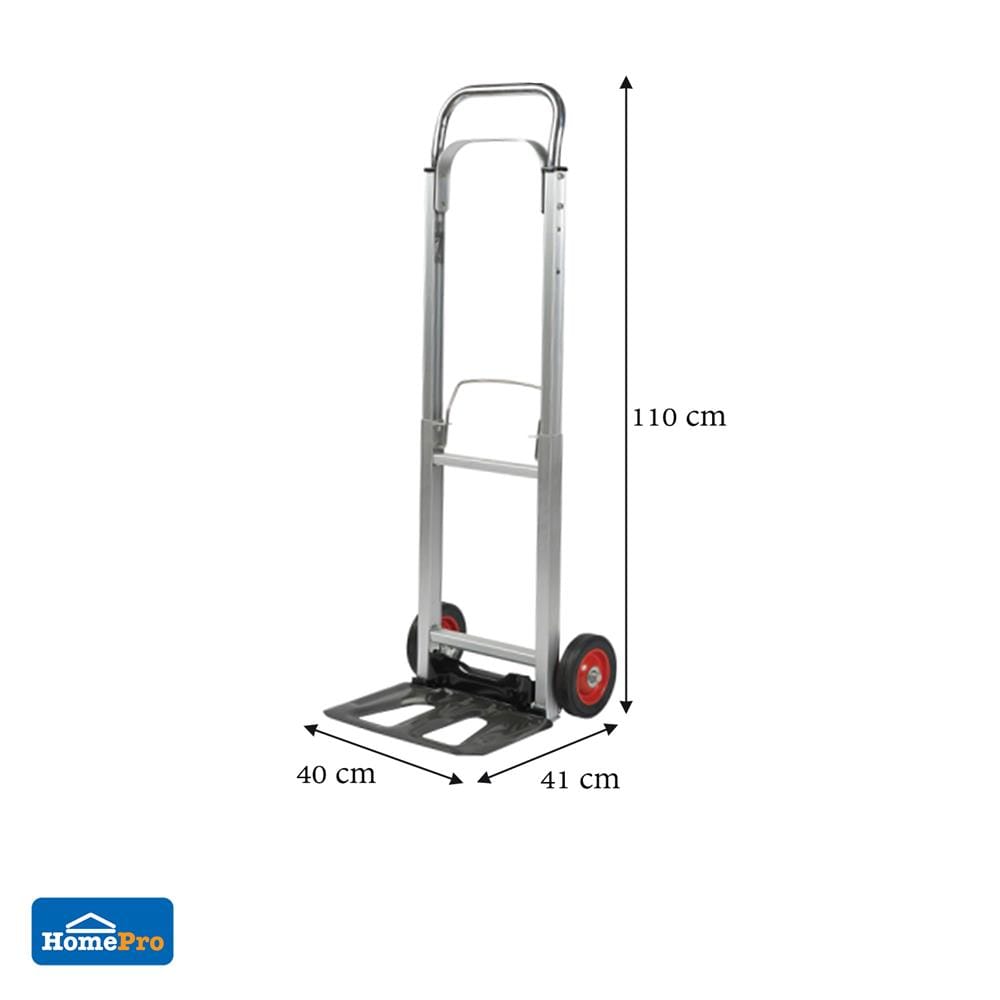 รถเข็น 2 ล้อพับได้ MATALL 90 กก. สีเงิน
