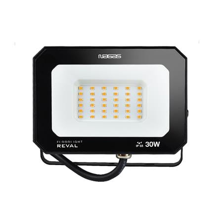 สปอตไลท์ภายนอก LED NAGAS REVAL 30 วัตต์ WARM WHITE สีดำ_1