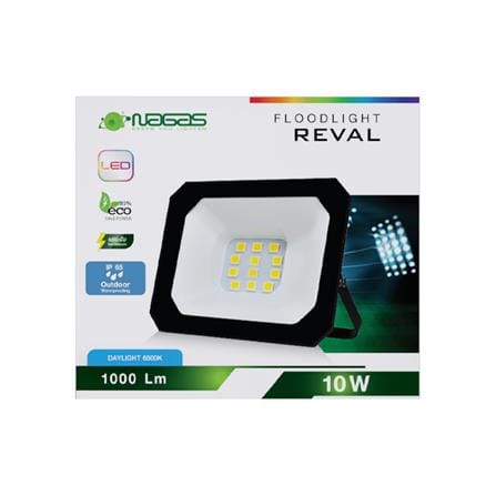 สปอตไลท์ภายนอก LED NAGAS REVAL 10 วัตต์ DAYLIGHT สีดำ_4