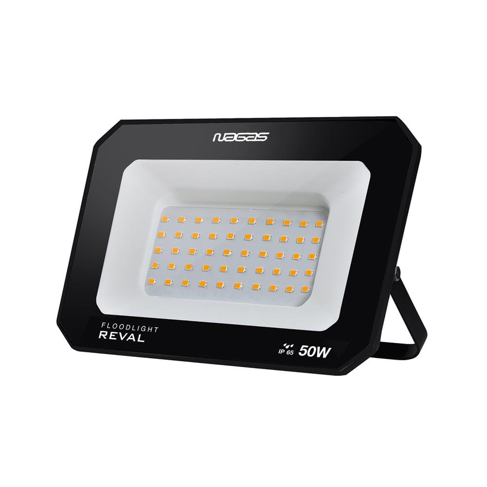 สปอตไลท์ภายนอก LED NAGAS REVAL 50 วัตต์ WARM WHITE สีดำ