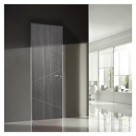 ประตูภายในเมลามีน AZLE ALTONA 80X200 ซม. สีเทา ไม่เจาะลูกบิด_3