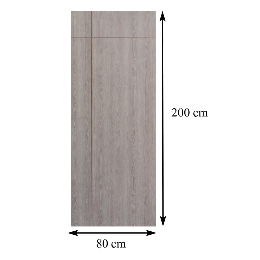 ประตูภายในเมลามีน AZLE VALENTINO 80X200 ซม. สีน้ำตาล ไม่เจาะลูกบิด