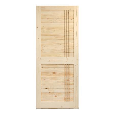 ประตูไม้สน AZLE&ndash;EZ27BJ 80X200 ซม.