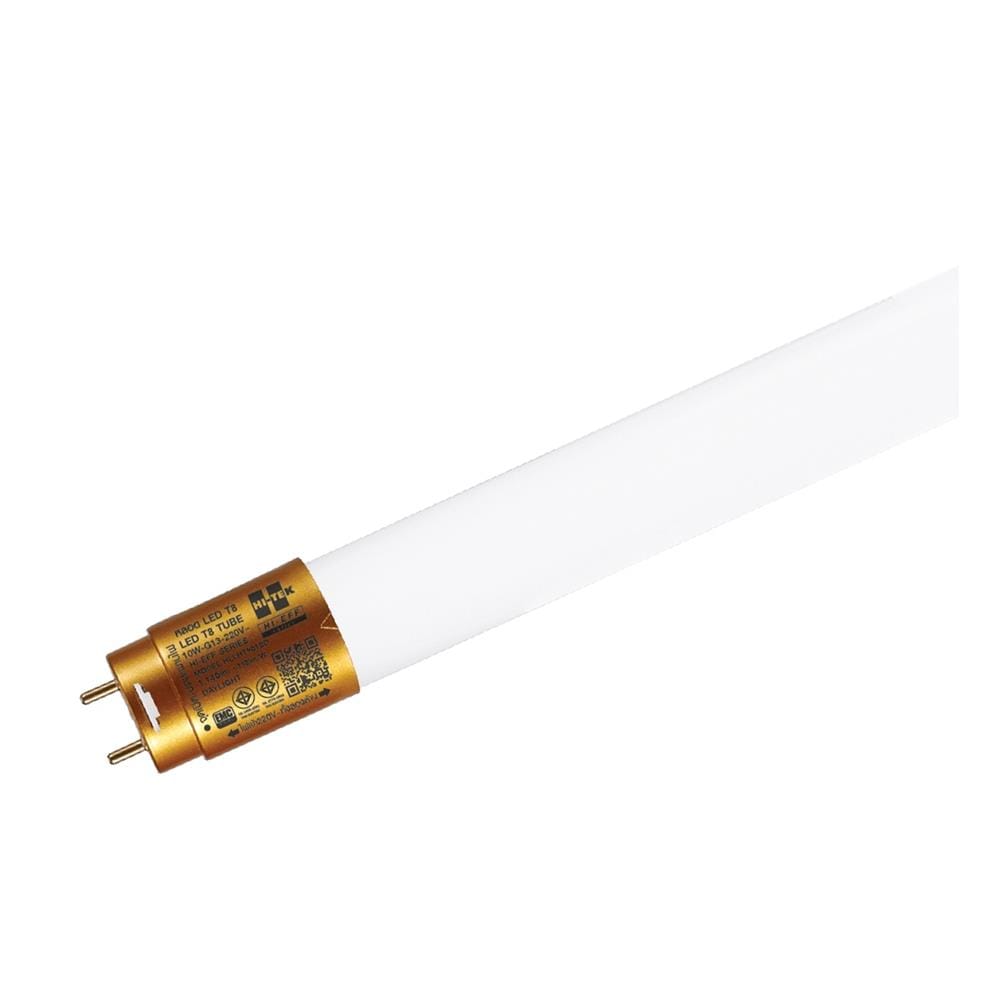 หลอด LED สั้น HI-TEK T8 HI-EFF DE 10 วัตต์ DAYLIGHT G13