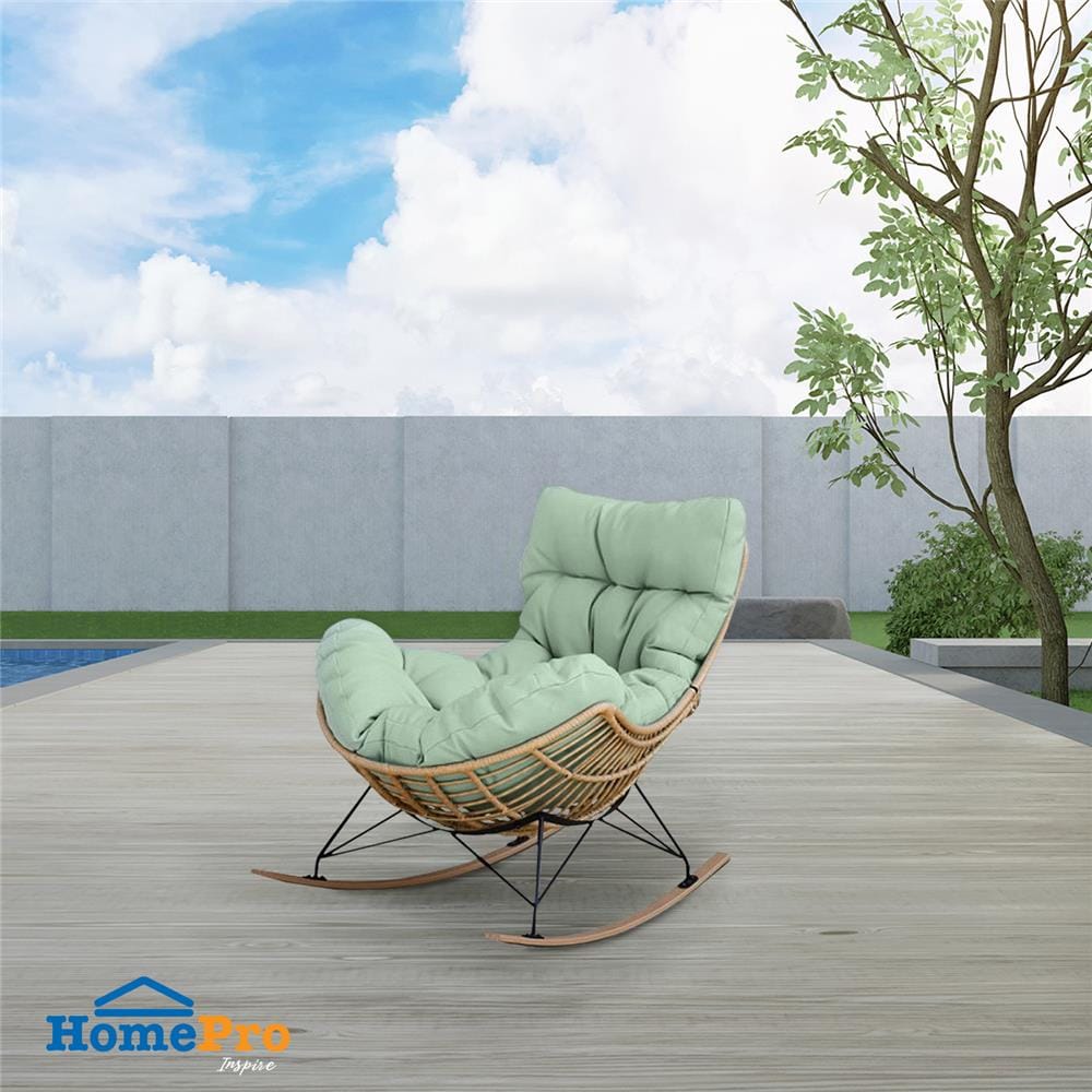 เก้าอี้พักผ่อน SPRING ROCKING SERENE สีเขียว