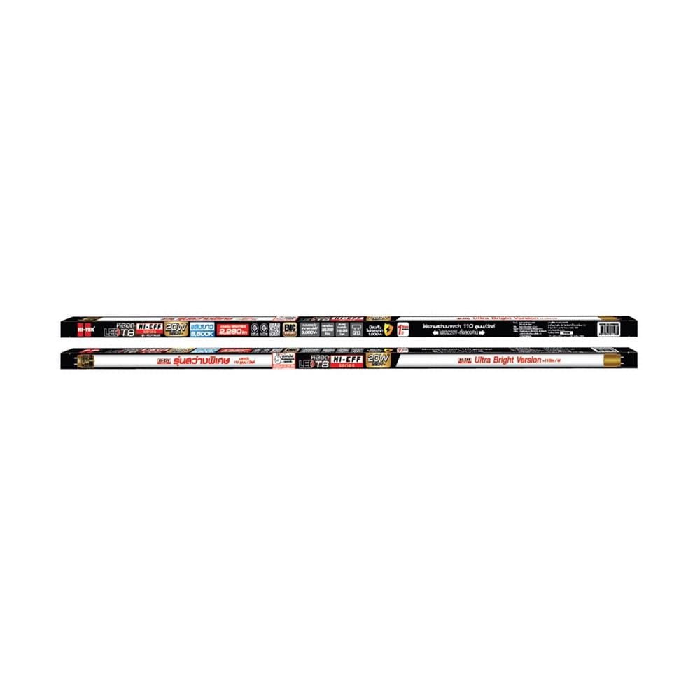 หลอด LED HI-TEK T8 HI-EFF DE 20 วัตต์ DAYLIGHT G13
