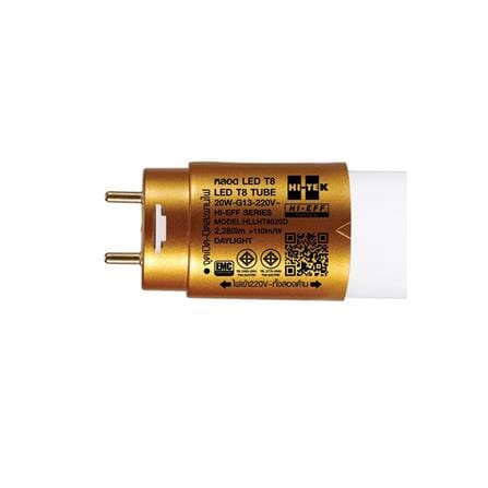 หลอด LED HI-TEK T8 HI-EFF DE 20 วัตต์ DAYLIGHT G13_5