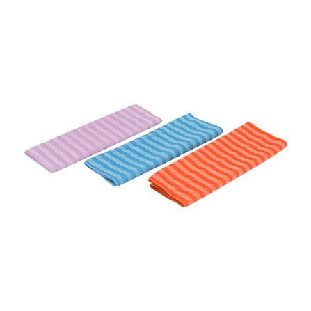 ผ้าทำความสะอาดอเนกประสงค์ ACCO 30X40cm แพ็ก 3 ชิ้น สีส้ม/ม่วง/ฟ้า_1