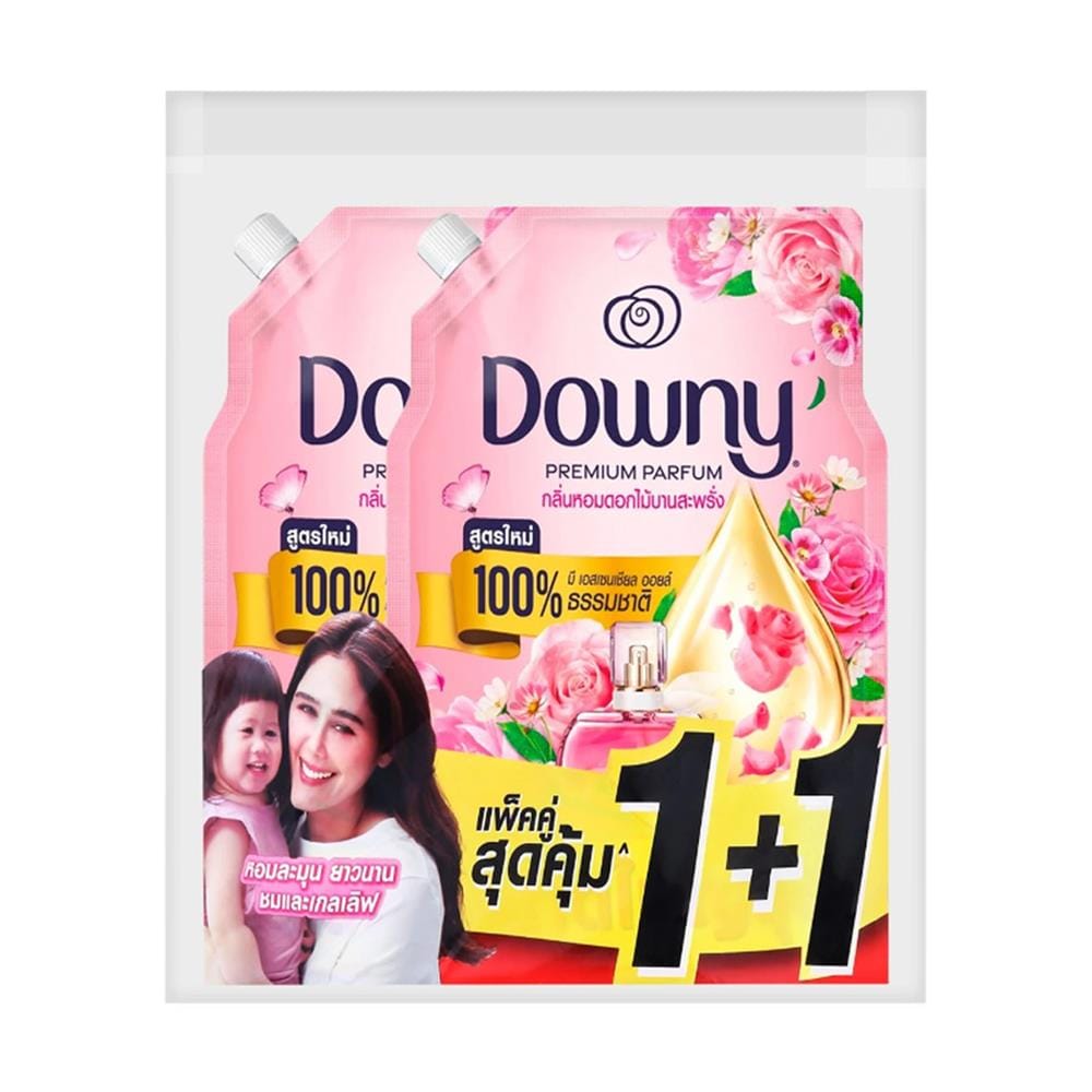 น้ำยาปรับผ้านุ่ม DOWNY BLISSFUL BLOSSOM 950 มล. (แพ็ก 1+1 ชิ้น)