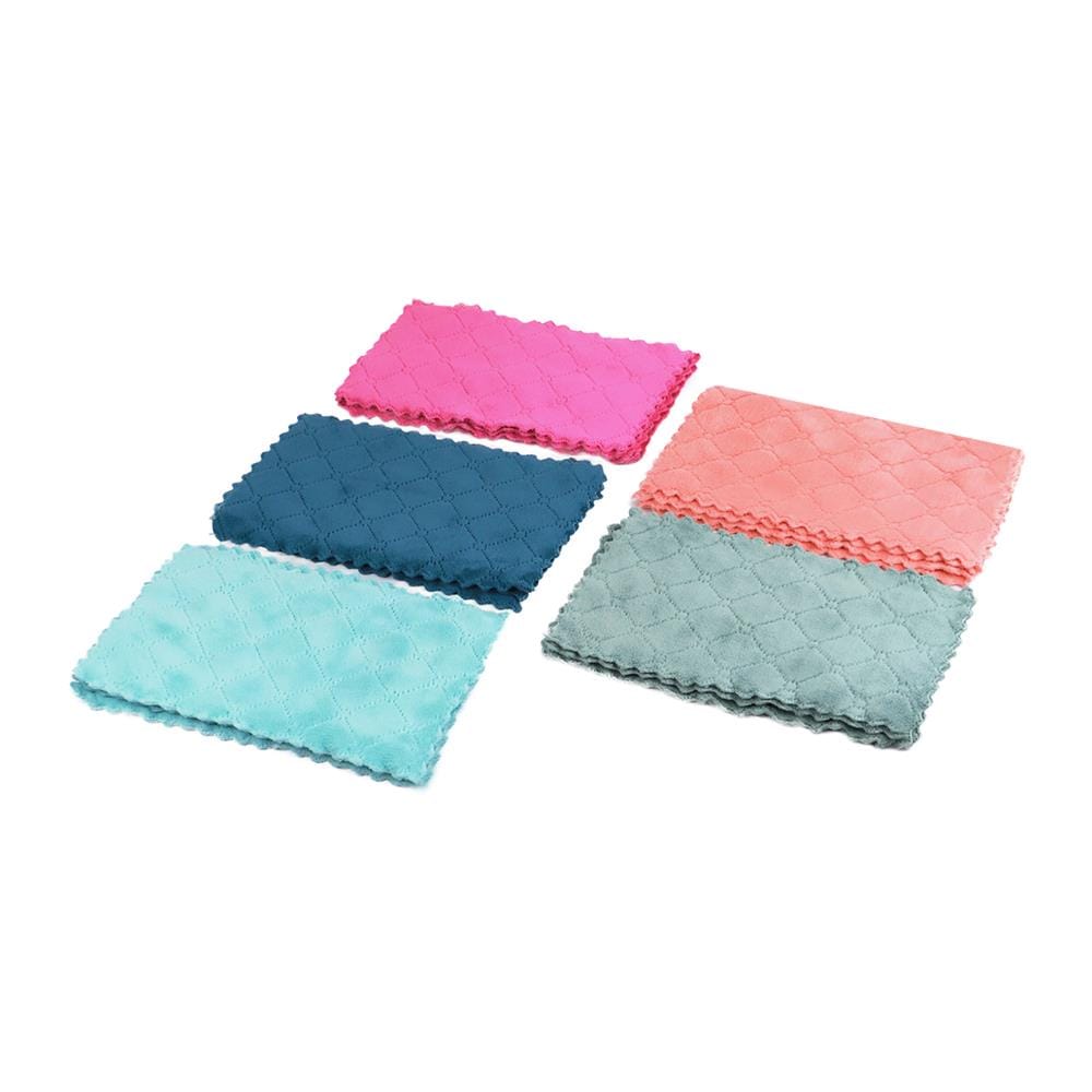 ผ้าทำความสะอาดอเนกประสงค์ ACCO 16X27cm แพ็ก 20 ชิ้น สีฟ้า/ส้ม/กรม/เทา/ชมพู
