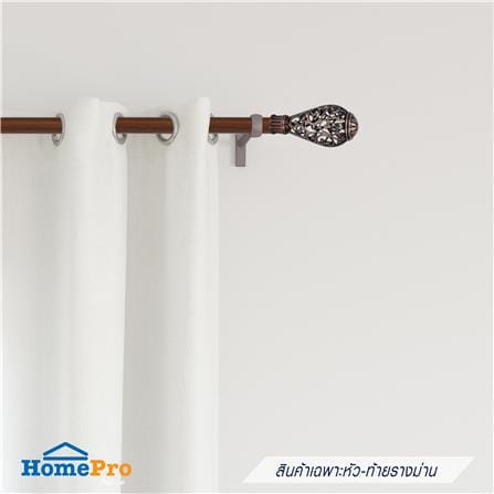 หัว-ท้ายรางม่าน HOME LIVING STYLE STENCIL 19 มม. สีทองแดง_3