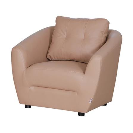 ชุดโซฟา 5 ที่นั่ง AS FURNITURE ROOF LCRD01 PVC สีครีม_2