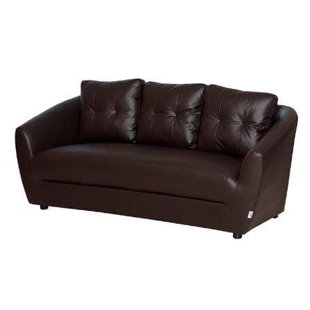 ชุดโซฟา 5 ที่นั่ง AS FURNITURE ROOF LBWD40 PVC สีน้ำตาลเข้ม_2