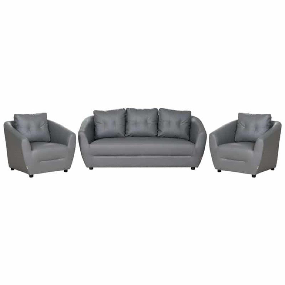 ชุดโซฟา 5 ที่นั่ง AS FURNITURE ROOF LGYD10 PVC สีเทา