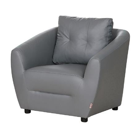 ชุดโซฟา 5 ที่นั่ง AS FURNITURE ROOF LGYD10 PVC สีเทา_2