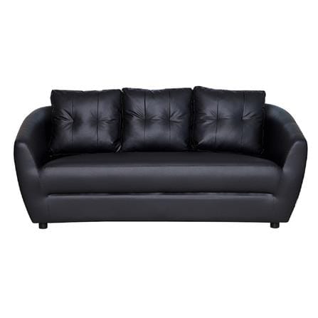 ชุดโซฟา 5 ที่นั่ง AS FURNITURE ROOF LBKD36 PVC สีดำ_1