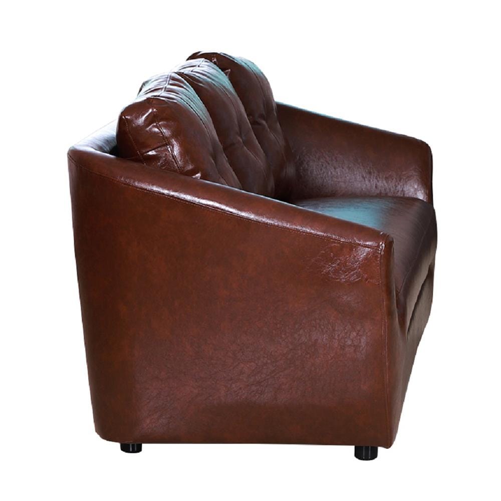 ชุดโซฟา 5 ที่นั่ง AS FURNITURE ROOF LBWB22 PVC สีน้ำตาลเข้ม