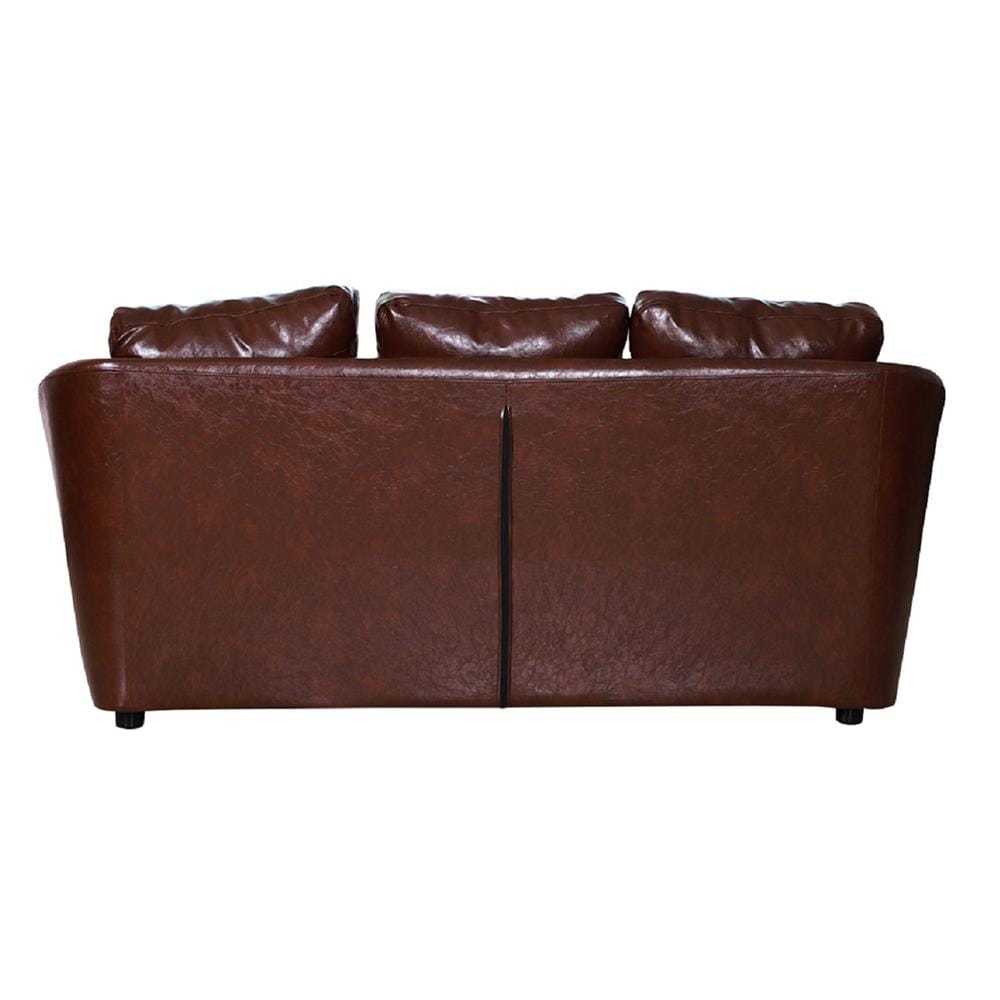 ชุดโซฟา 5 ที่นั่ง AS FURNITURE ROOF LBWB22 PVC สีน้ำตาลเข้ม