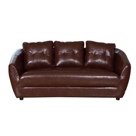 ชุดโซฟา 5 ที่นั่ง AS FURNITURE ROOF LBWB22 PVC สีน้ำตาลเข้ม_1