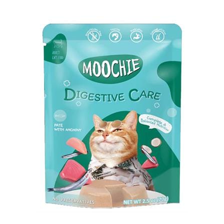 อาหารเปียกแมว MOOCHIE DIGESTIVE CARE PATE ANCHOVY 70 ก._0