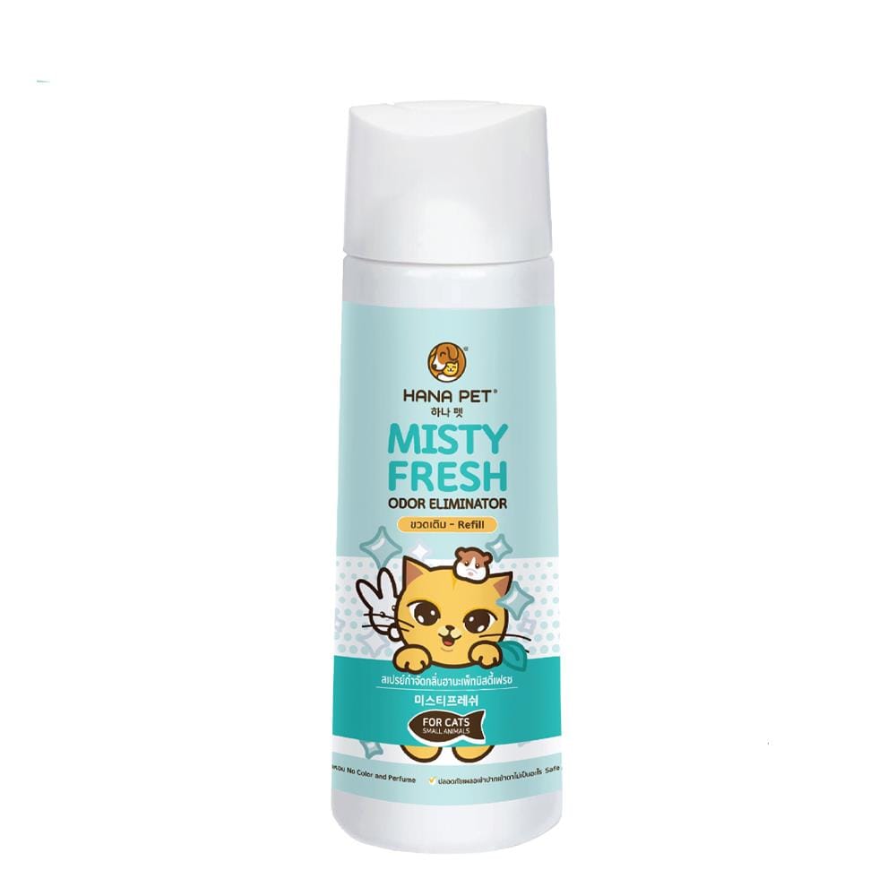 สเปรย์กำจัดกลิ่นแมว แบบรีฟิล HANA PET MISTY FRESH 300 มล.