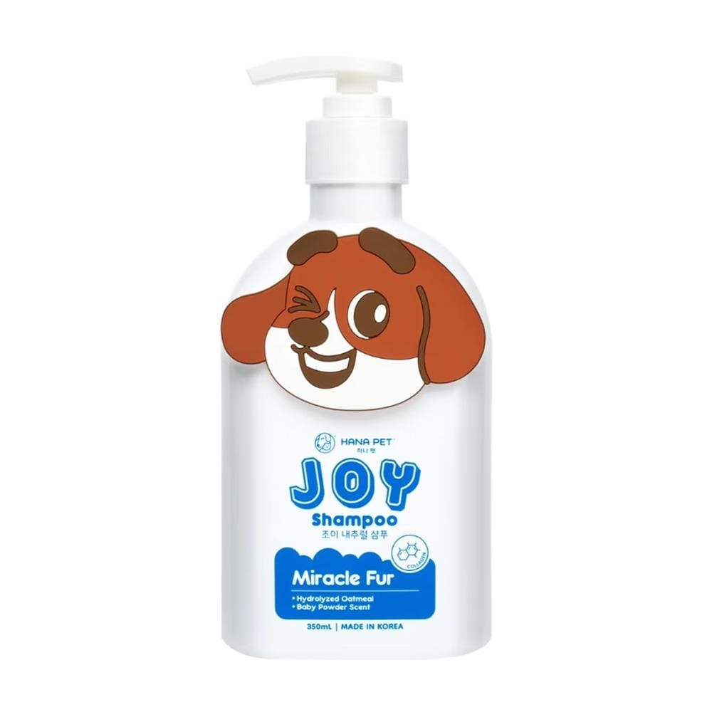 แชมพูสุนัขและแมว HANA PET JOY สูตรบำรุงขน 350 มล.