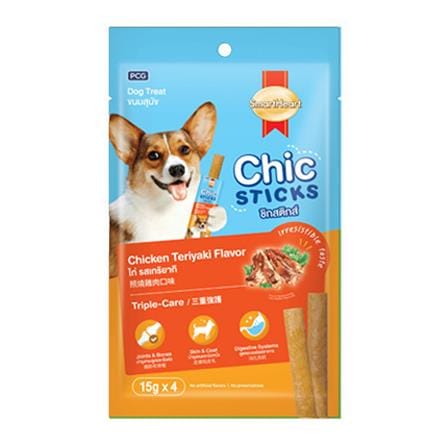 ขนมสุนัข SMARTHEART CHIC STICKS รสไก่เทริยากิ 60 ก._0