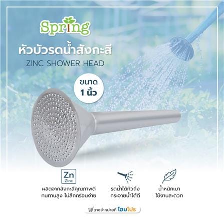 หัวบัวรดน้ำสังกะสี SPRING 1 นิ้ว_4