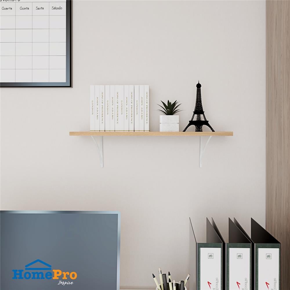 แผ่นชั้นไม้เมลามีน STACKO 120X30X1.6 ซม. สีไวท์โอ๊ค