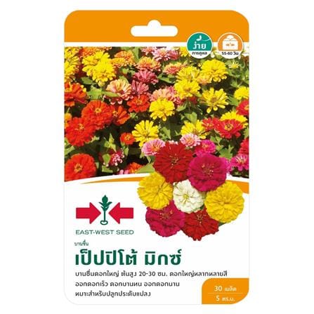 เมล็ดพันธุ์บานชื่น เป็ปปิโต้ มิกซ์ ศรแดง