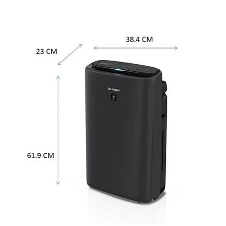 เครื่องฟอกอากาศ 28 ตร.ม. SHARP KI-N40TA-H สีดำ_5