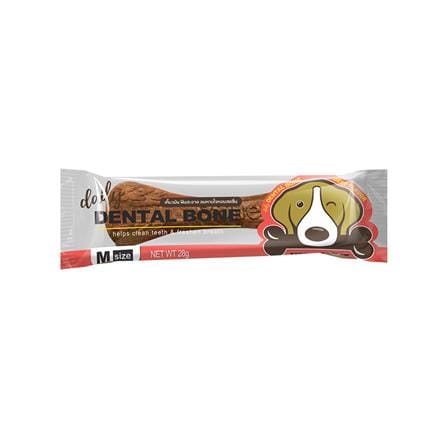 ขนมขัดฟันสุนัข DENTAL BONE BEEF M 28 ก. 24 ชิ้น/กล่อง_0