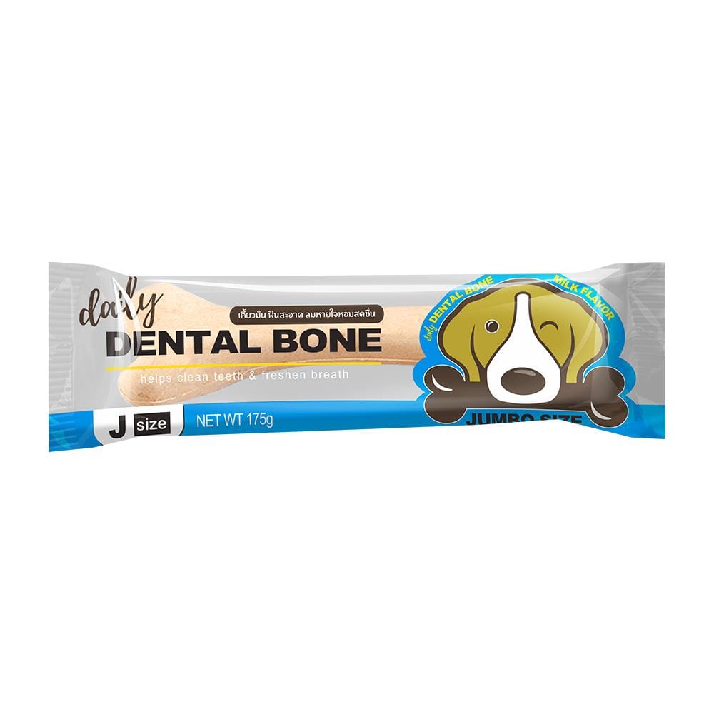 ขนมขัดฟันสุนัข DENTAL BONE MILK J 175 ก. 12 ชิ้น/กล่อง