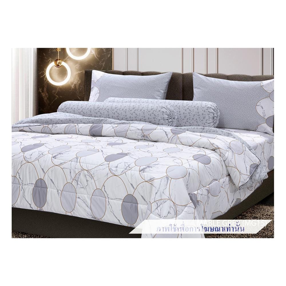 ชุดผ้าปูที่นอน 5 ฟุต 6 ชิ้น STEVENS COTTON FRESH SATEEN MG15
