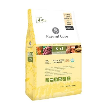 อาหารสุนัข NATURAL CORE ECO 4 SLIM DOWN DUCK (9 มม.) 1 กก.