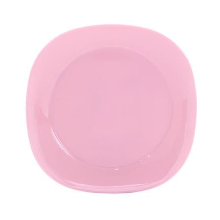 จานเมลามีนเหลี่ยม 9 นิ้ว KECH NEW WAVE สีชมพู_1